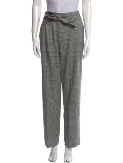 Pre-owned Marissa Webb Wool Straight Leg Pants In Gray