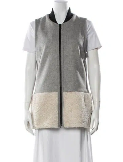 Pre-owned Marissa Webb Wool Vest In White