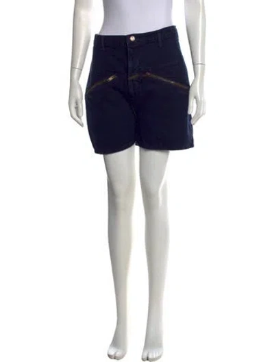 Pre-owned Marithé + François Girbaud 1990's Mini Shorts In Blue
