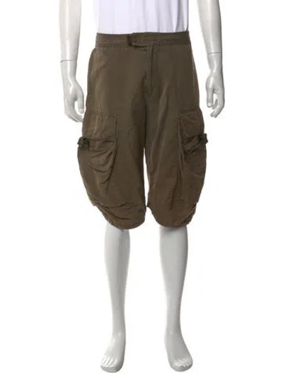 Pre-owned Marithé + François Girbaud Late 1990's - Early 2000's Cargo Shorts In Green