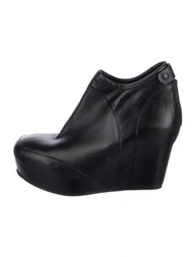 Pre-owned Marithé + François Girbaud Leather Boots In Black