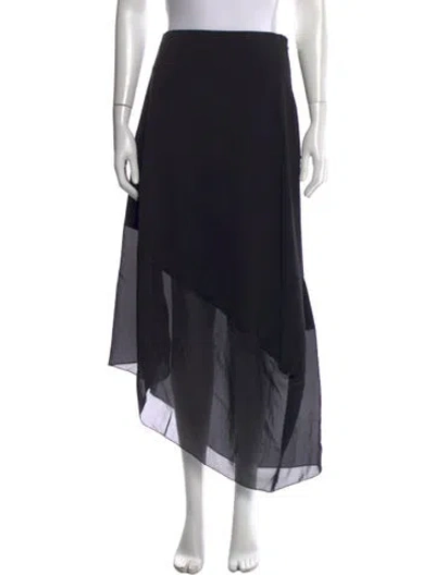 Pre-owned Marithé + François Girbaud Long Skirt In Black