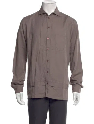 Pre-owned Marithé + François Girbaud Long Sleeve Shirt W/ Tags In Gray