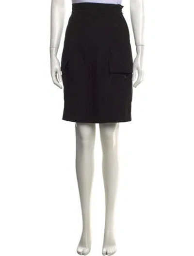 Pre-owned Marithé + François Girbaud Mini Skirt In Black
