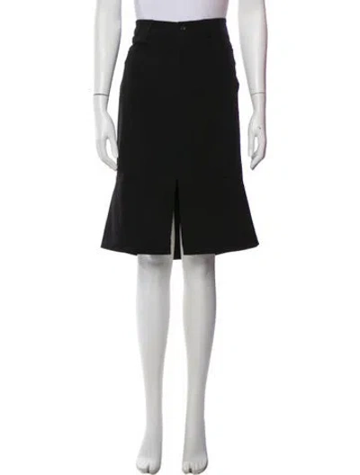 Pre-owned Marithé + François Girbaud Nylon Knee-length Skirt In Black