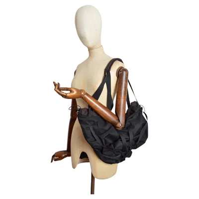 Pre-owned Marithé + François Girbaud Marithé François Girbaud Squeezer Technical Black Pokachu Shoulder Bag Backpack