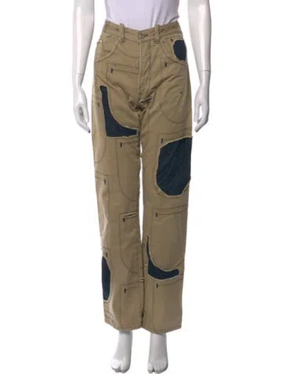 Pre-owned Marithé + François Girbaud Straight Leg Pants In Neutrals