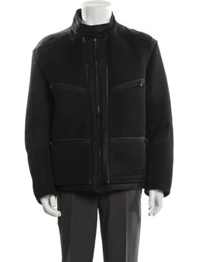 Pre-owned Marithé + François Girbaud Vintage 1999 Moto Jacket In Black