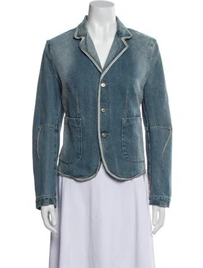 Pre-owned Marithé + François Girbaud Vintage 2000's Blazer In Blue