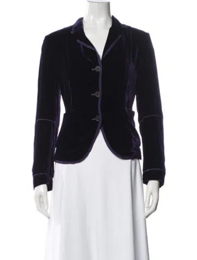 Pre-owned Marithé + François Girbaud Vintage 2000's Blazer In Purple