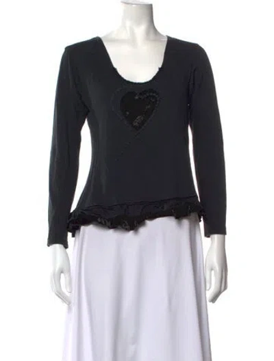 Pre-owned Marithé + François Girbaud Vintage 2000's Top In Black