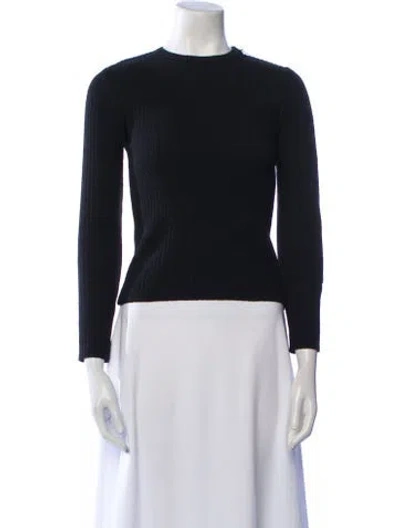 Pre-owned Marithé + François Girbaud Vintage Crew Neck Sweater In Black