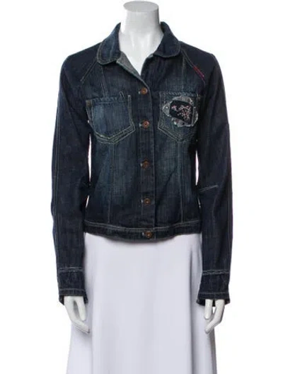 Pre-owned Marithé + François Girbaud Vintage Denim Jacket In Blue