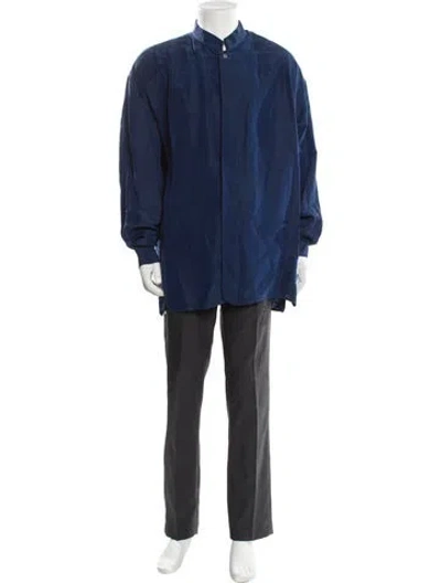 Pre-owned Marithé + François Girbaud Vintage Late 1980's - Early 1990's Shirt In Blue