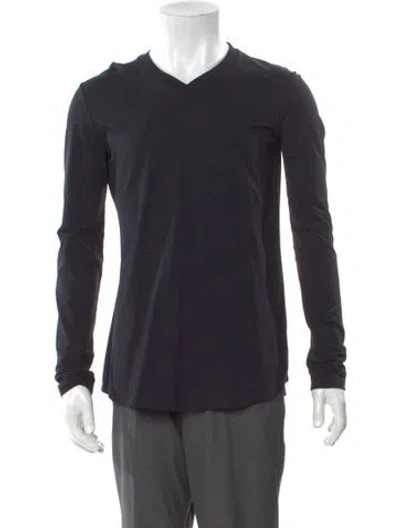 Pre-owned Marithé + François Girbaud Vintage Late 2000's - Early 2010's Henley In Black