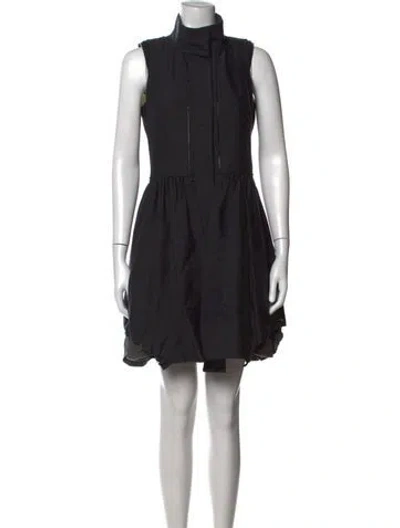 Pre-owned Marithé + François Girbaud Vintage Mini Dress In Grey
