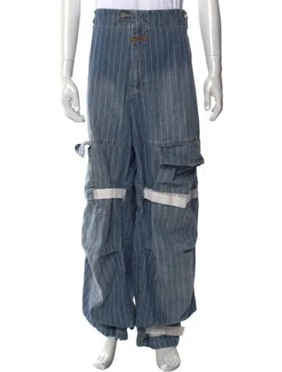 Pre-owned Marithé + François Girbaud Vintage Relaxed Fit Jeans In Blue