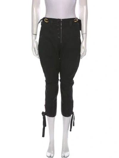 Pre-owned Marithé + François Girbaud Vintage Straight Leg Pants In Black