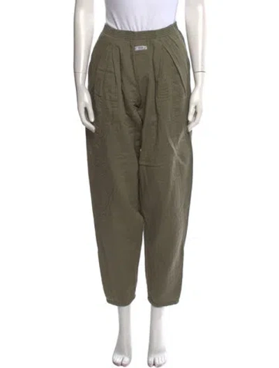 Pre-owned Marithé + François Girbaud Vintage Straight Leg Pants In Green
