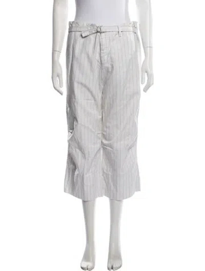 Pre-owned Marithé + François Girbaud Vintage Straight Leg Pants In White