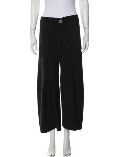 Pre-owned Marithé + François Girbaud Vintage Wide Leg Pants In Black