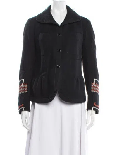 Pre-owned Marithé + François Girbaud Virgin Wool Jacket In Black