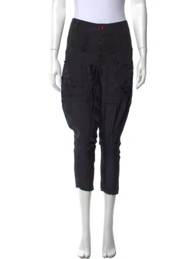Pre-owned Marithé + François Girbaud Wide Leg Pants In Black