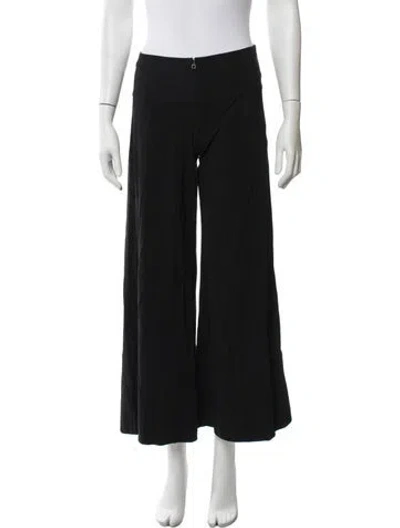 Pre-owned Marithé + François Girbaud Wide Leg Pants In Black