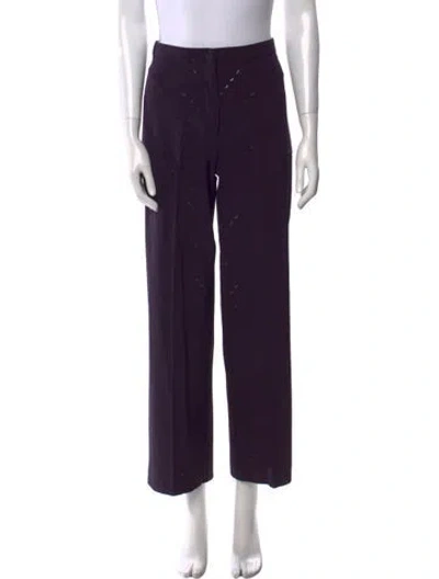 Pre-owned Marithé + François Girbaud Wide Leg Pants In Purple