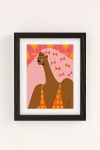 Maritza Lisa Bow Stacking Queen Art Print In Black Wood Frame At Urban Outfitters