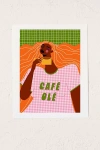 Maritza Lisa Café Olé Art Print At Urban Outfitters In White