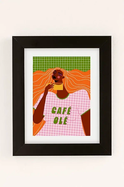 Maritza Lisa Café Olé Art Print In Modern Black At Urban Outfitters