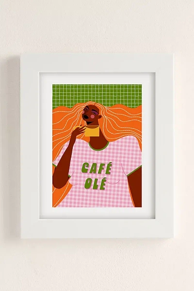 Maritza Lisa Café Olé Art Print In Modern White At Urban Outfitters