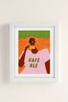 Maritza Lisa Café Olé Art Print In White Wood Frame At Urban Outfitters