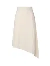 Mariuccia Milano Asymmetric Skirt In White