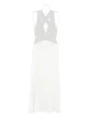 Mariuccia Milano Cross-back Maxi Dress In White