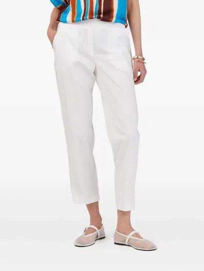 Mariuccia Milano Elastic-waist Trousers In White