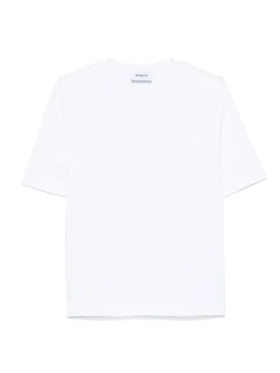 Mariuccia Milano Floral-brooch T-shirt In White