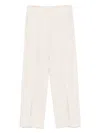 Mariuccia Milano Front-slits Trousers