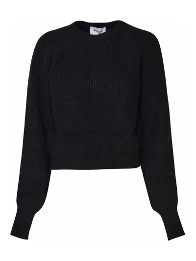 Mariuccia Ribbed Sweater In Black