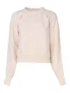 Mariuccia Ribbed Sweater In White