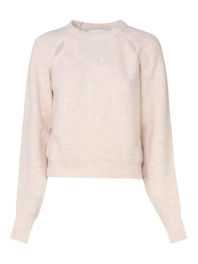 Mariuccia Ribbed Sweater In White