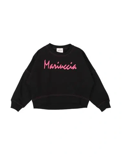 Mariuccia Babies'  Toddler Boy Sweatshirt Black Size 6 Cotton