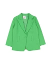 Mariuccia Babies'  Toddler Girl Blazer Green Size 6 Viscose, Polyamide, Elastane