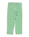 Mariuccia Toddler Girl Pants Green Size 6 Cotton, Pes - Polyethersulfone In Green