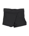 Mariuccia Babies'  Toddler Girl Shorts & Bermuda Shorts Black Size 6 Cotton