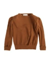 Mariuccia Toddler Girl Sweater Brown Size 6 Viscose, Polyester, Polyamide In Brown