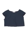 Mariuccia Toddler Girl Top Midnight Blue Size 6 Cotton, Elastane In Blue