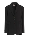 Mariuccia Woman Blazer Black Size S Polyester, Elastane