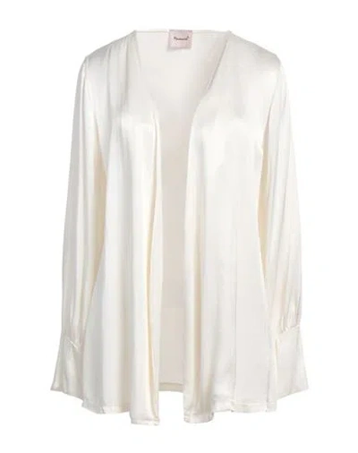 Mariuccia Woman Jacket Ivory Size M Viscose In White